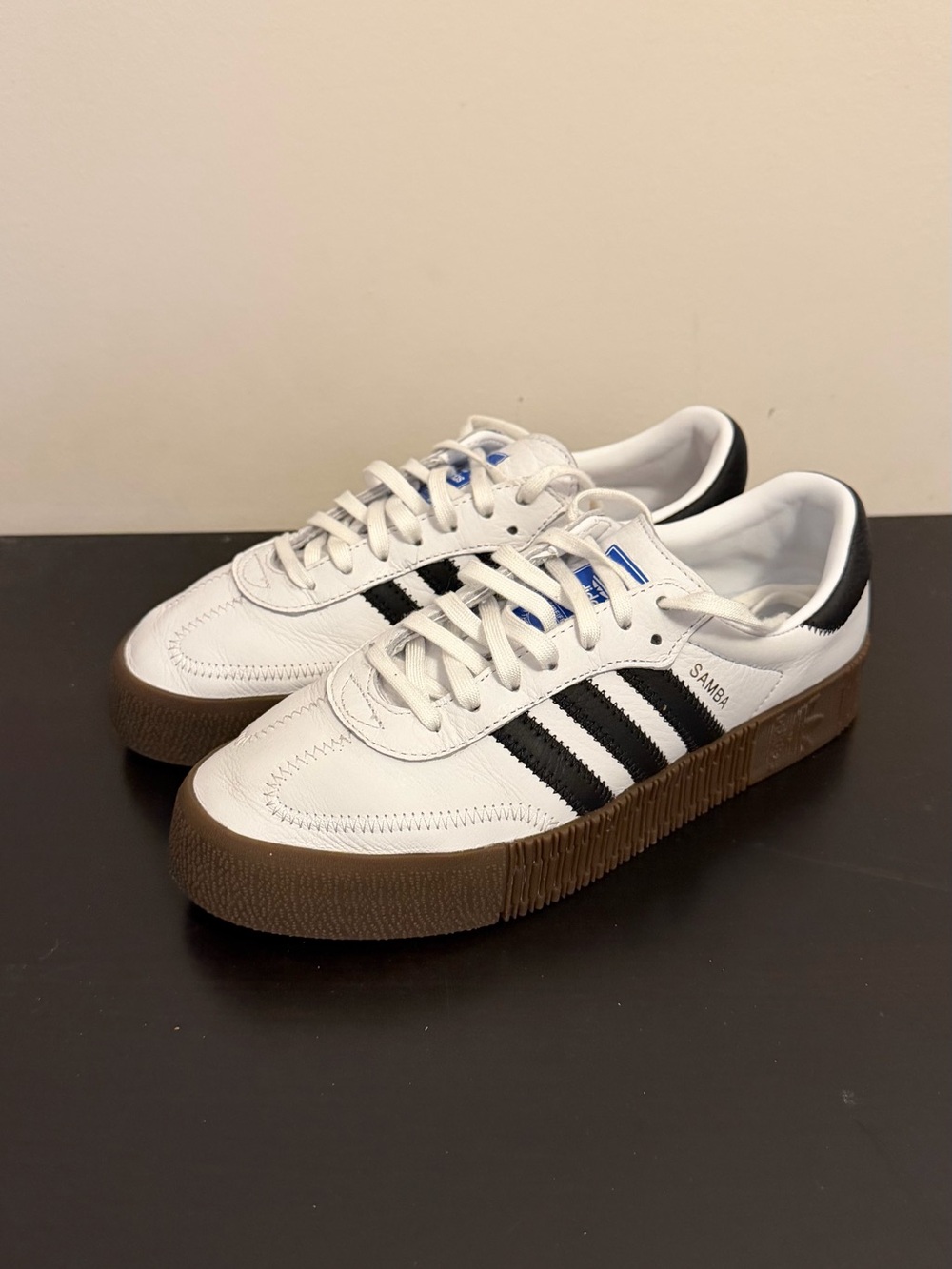 adidas Sambarose Cloud White Women Sneakers Core-Black Gum